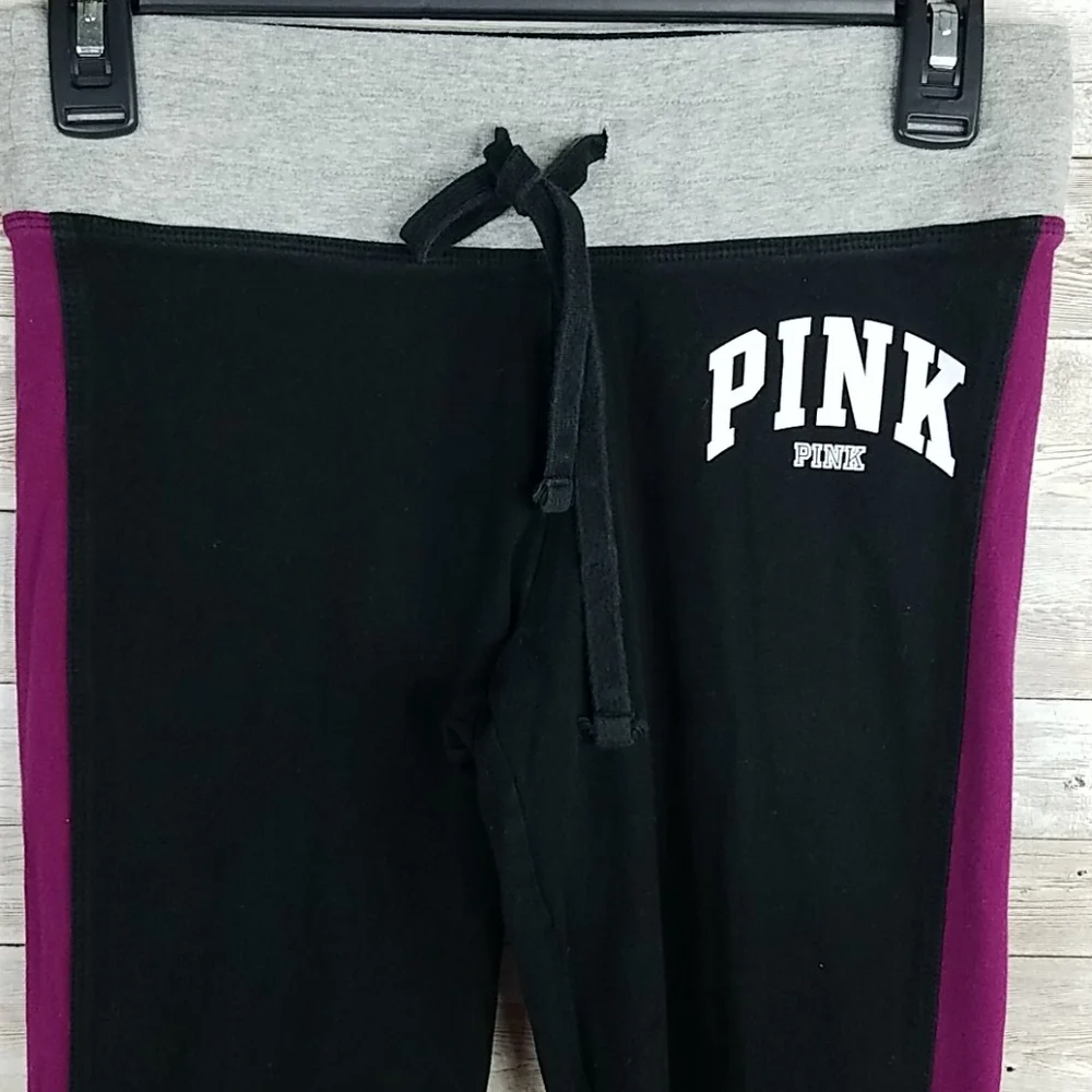 PINK, Purple, black,and gray yoga pants, Sz S/P - Picture 3 of 6